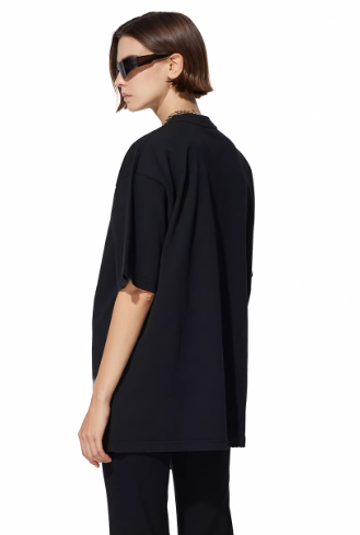 Crystal Logo Casual Cotton Tee