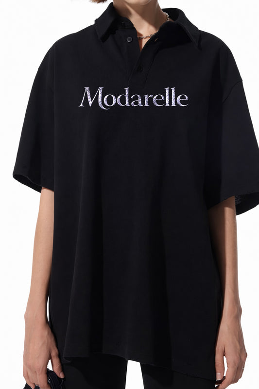 Vintage Ease Polo Sleeve Tee