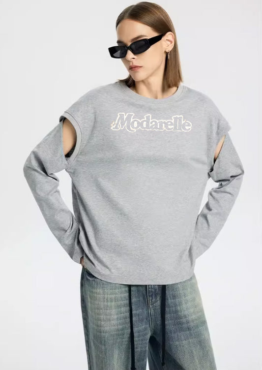 Urban Edge Distressed Long Sleeve Tee