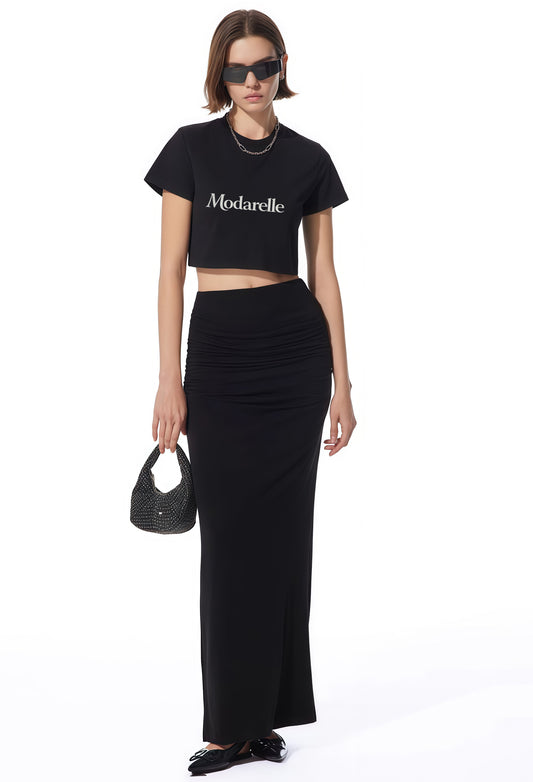 Sculpt Curve Mermaid Split Skirt