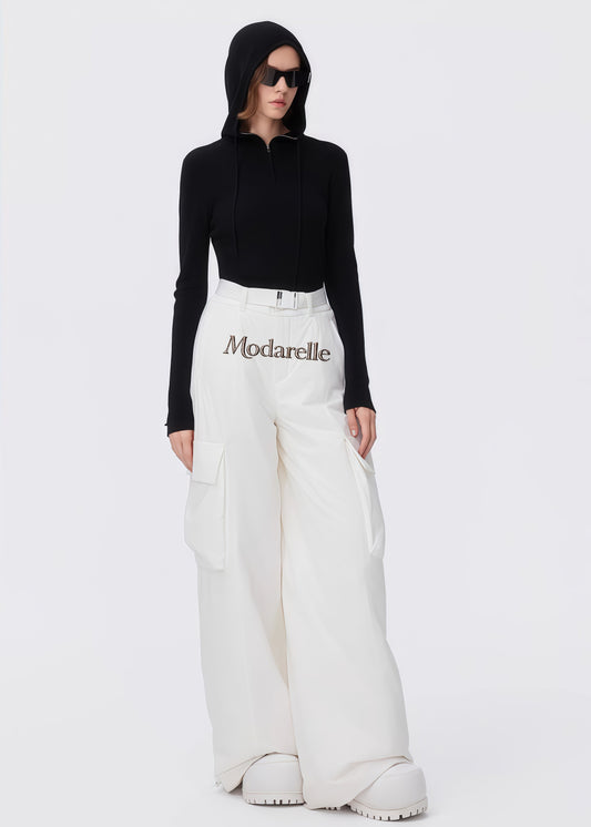 Cloud Ease Relaxed Wide-Leg Pants