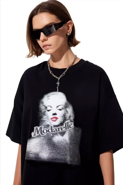 Portrait Muse Relaxed Graphic Tee