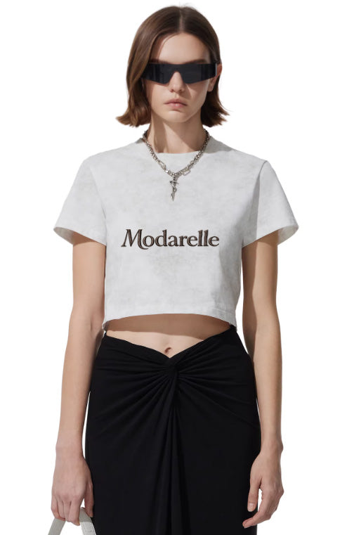 Essential Sculpt Fitted Crop Tee