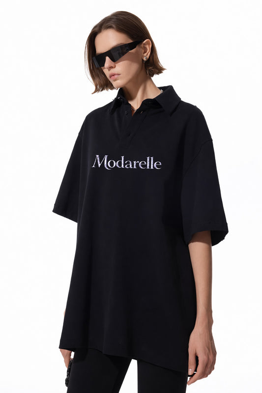 Vintage Ease Polo Sleeve Tee